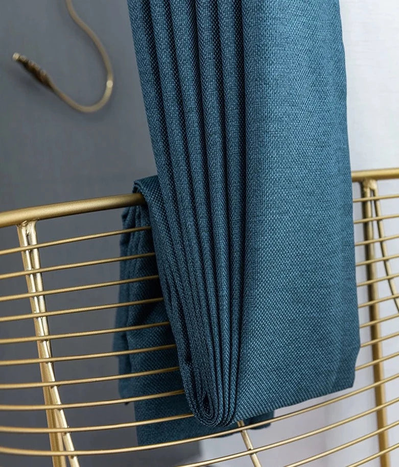 Rideau tamisant bleu